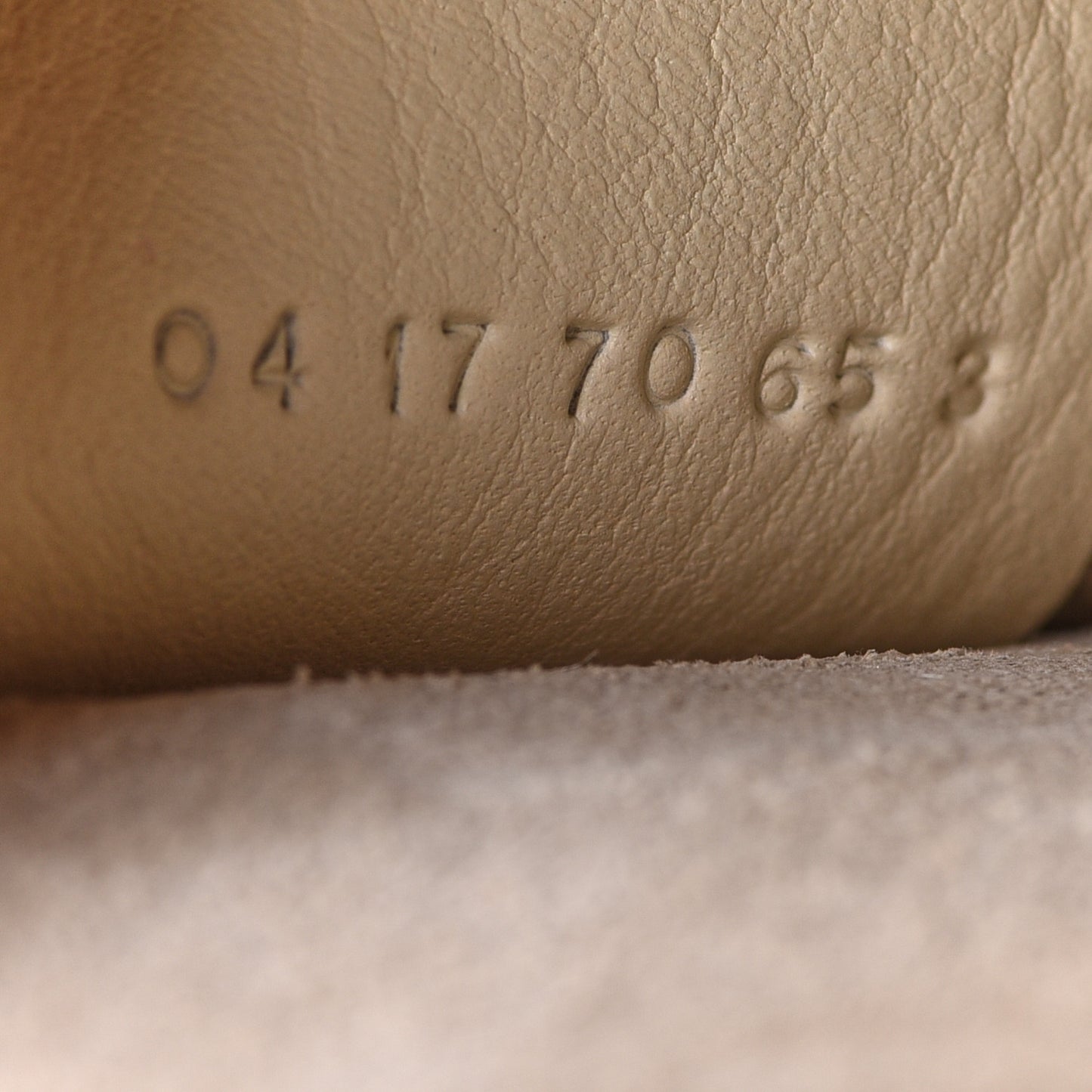 Calfskin Suede Small Nile Bracelet Bag Off White