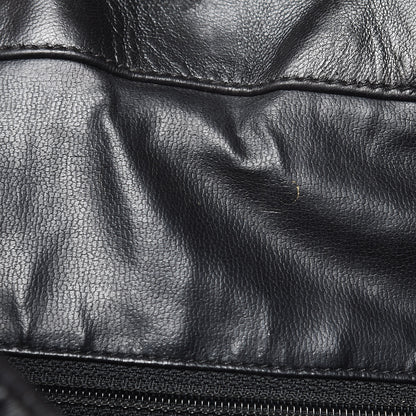 Chanel Lambskin Quilted Drawstring Backpack Black 6 of 14