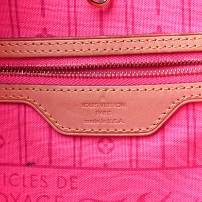 Louis Vuitton Monogram Roses Neverfull MM 6 of 25