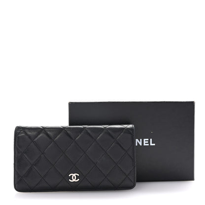 Chanel Caviar Quilted Yen Wallet Black 9 of 9