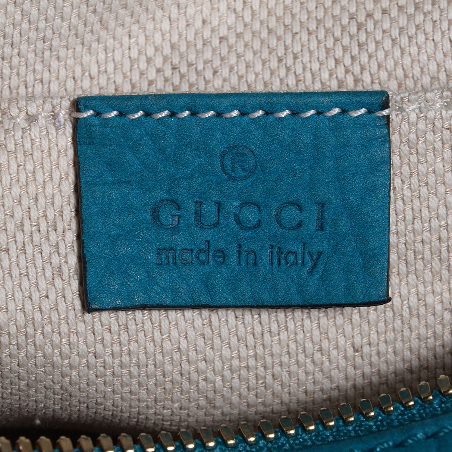 Gucci Vitello Range Small Soho Disco Bag Deep Cobalt 6 of 7