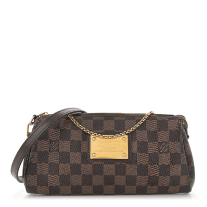 Louis Vuitton Damier Ebene Eva Clutch 1 of 16