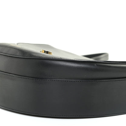 Mansur Gavriel Calfskin Saddle Crossbody Bag Black 9 of 19