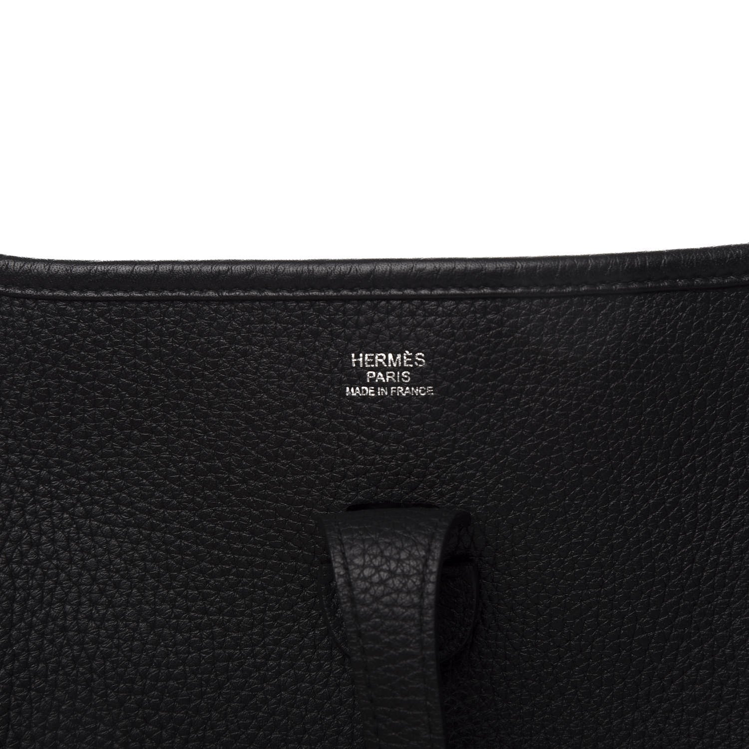 Hermes Taurillon Clemence Evelyne III PM Black 7 of 10