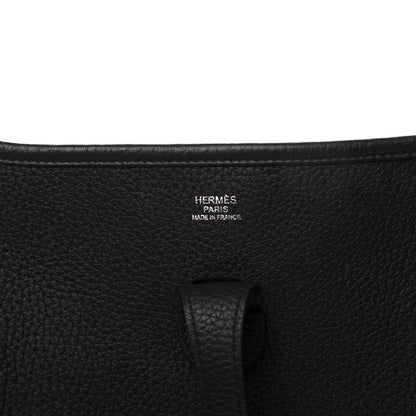 Hermes Taurillon Clemence Evelyne III PM Black 7 of 10