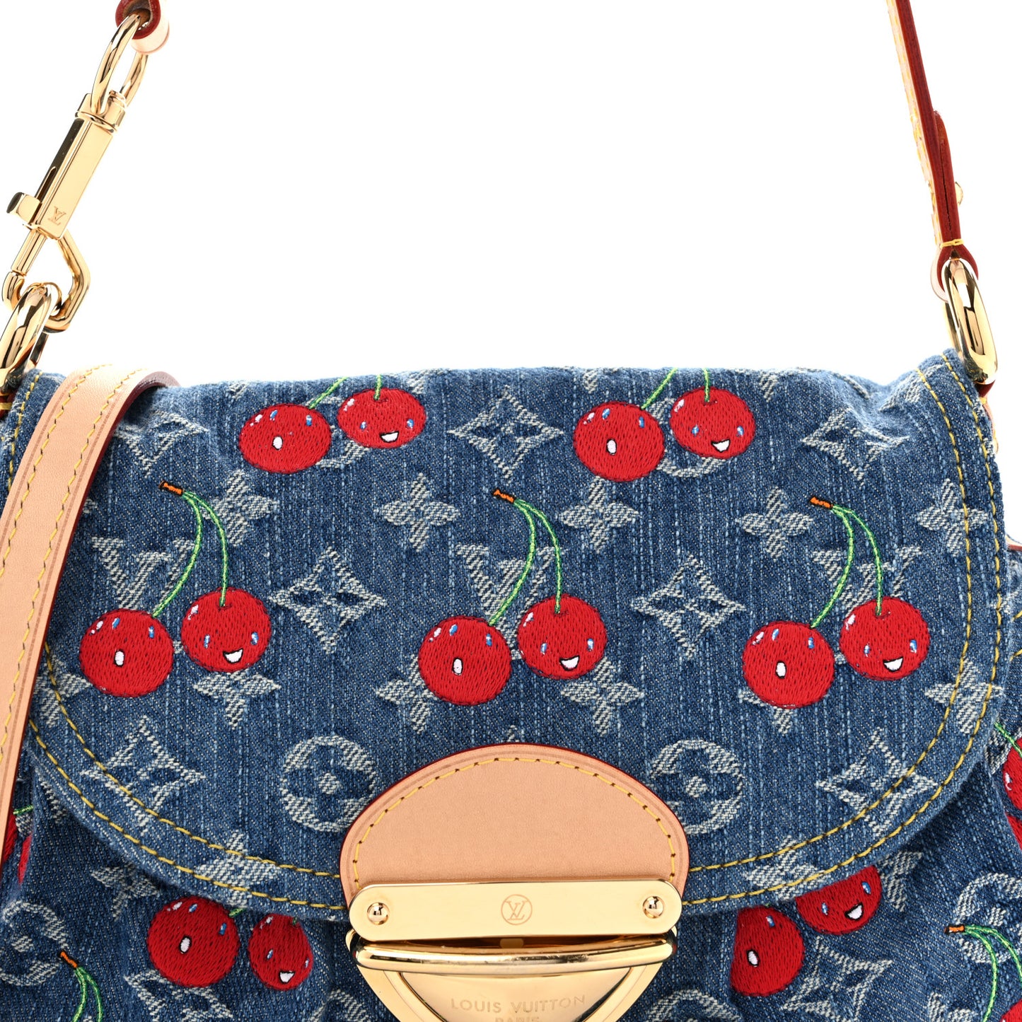 LV X TM Monogram Denim Cerises Sunset