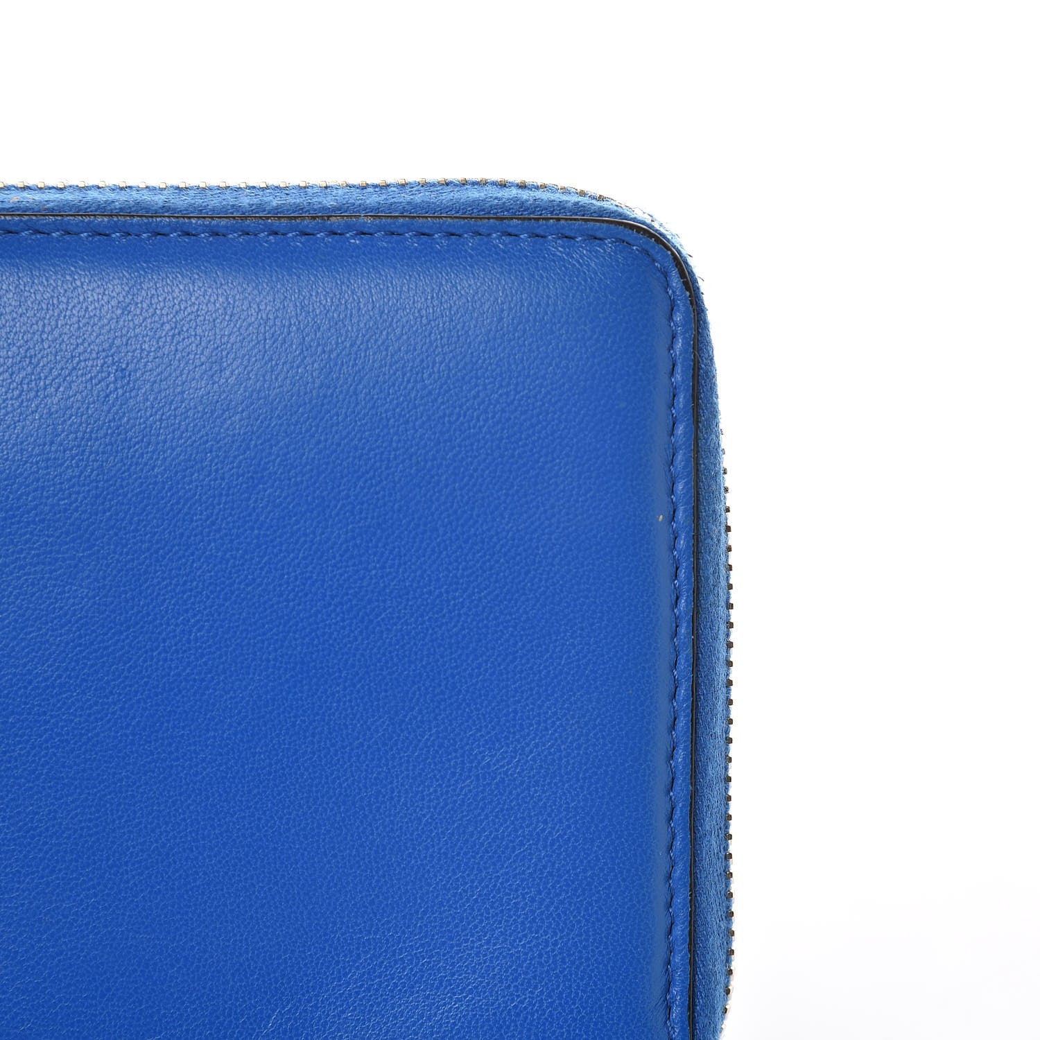 Alexander McQueen Nappa Skull Continental Zip Wallet Blue 9 of 11