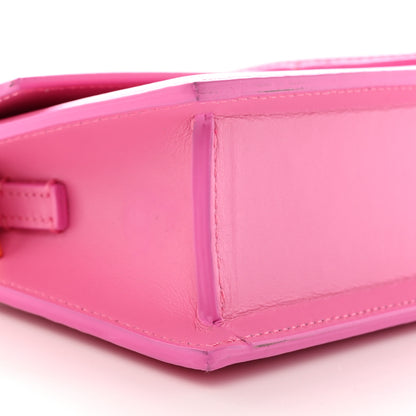 Jacquemus Smooth Calfskin Le Bambino Long Flap Pink 8 of 10