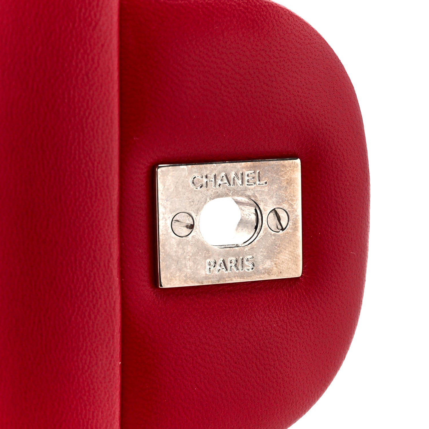 Chanel Lambskin Quilted Jumbo Double Flap Red 7 of 11