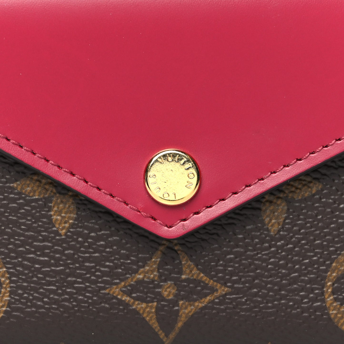 Monogram Zoe Wallet Fuchsia