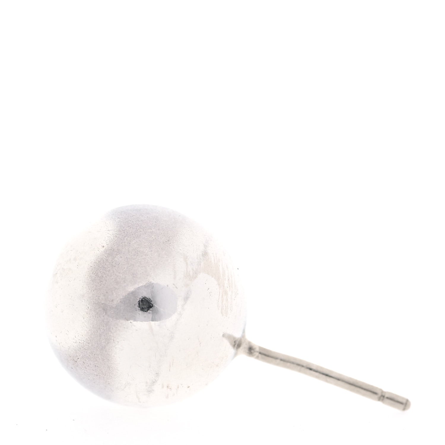Tiffany Sterling Silver 10mm HardWear Ball Earrings 7 of 8