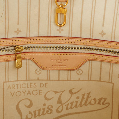 Louis Vuitton Damier Azur Neverfull MM 6 of 7