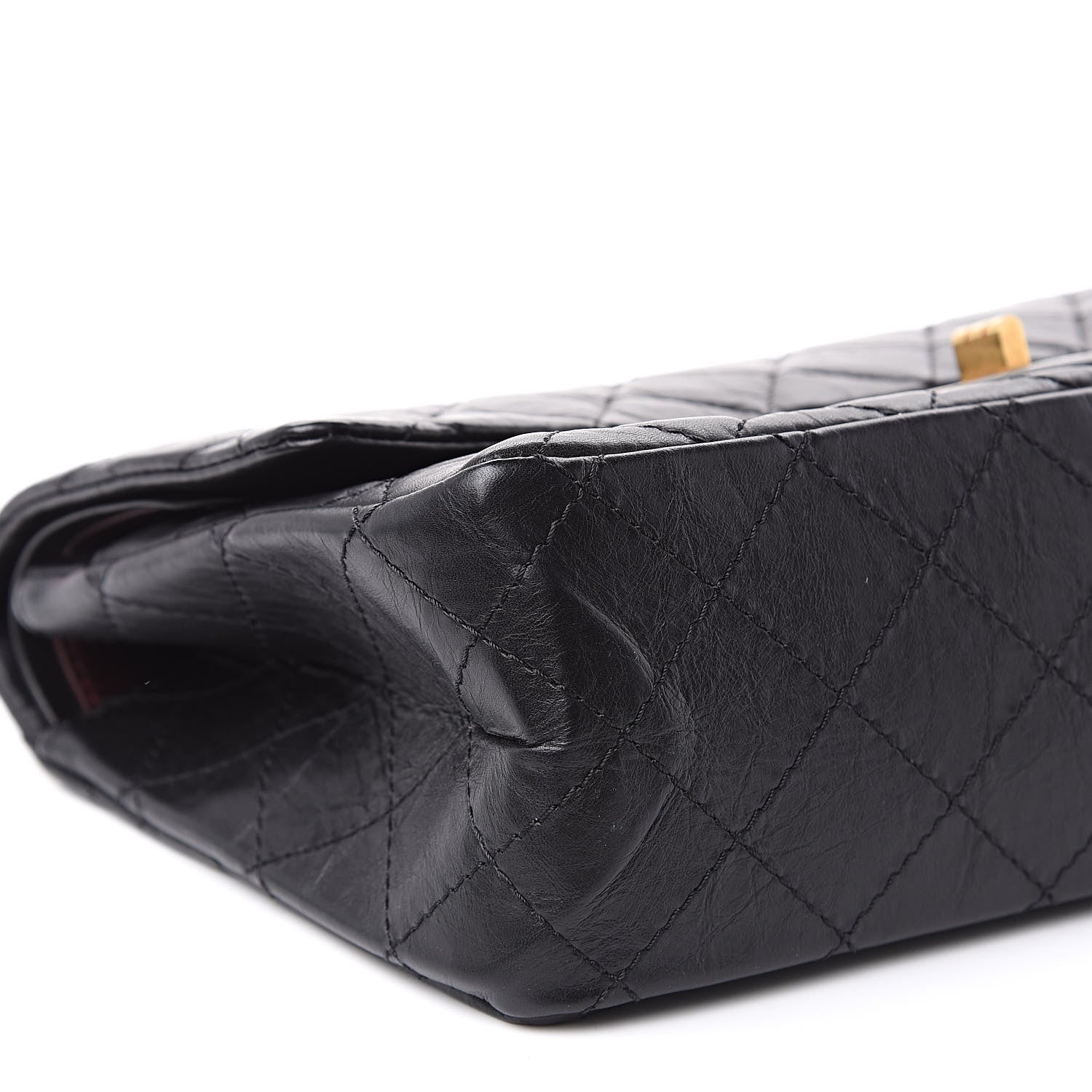 Chanel Aged Calfskin Quilted 2.55 Reissue 226 Flap Black 8 of 10