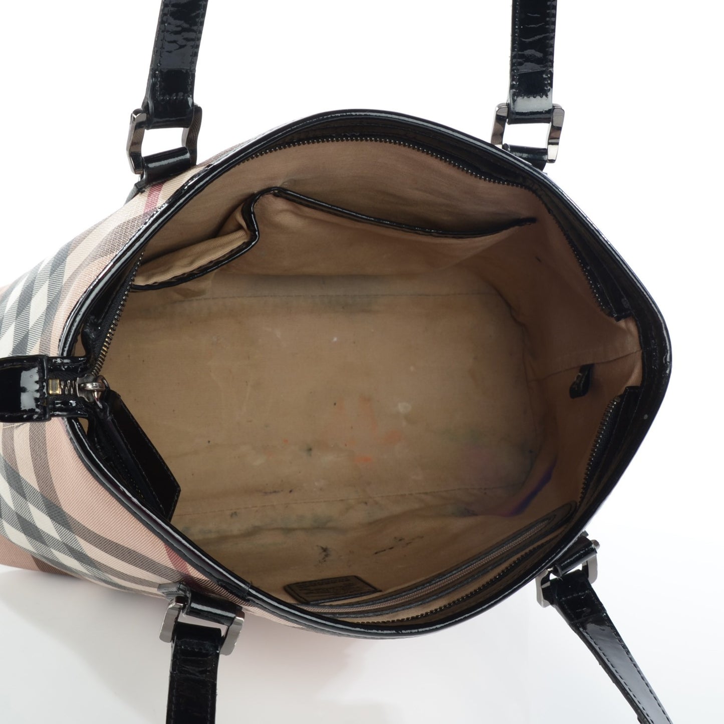 Nova Check Medium Tote Black