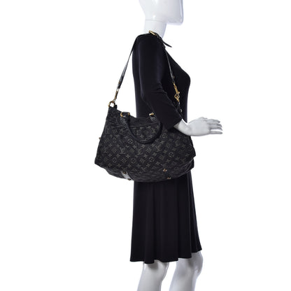 Louis Vuitton Denim Neo Cabby MM Black 2 of 10