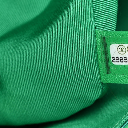 Chanel Lambskin Quilted Maxi Chanel 19 Flap Green 7 of 10