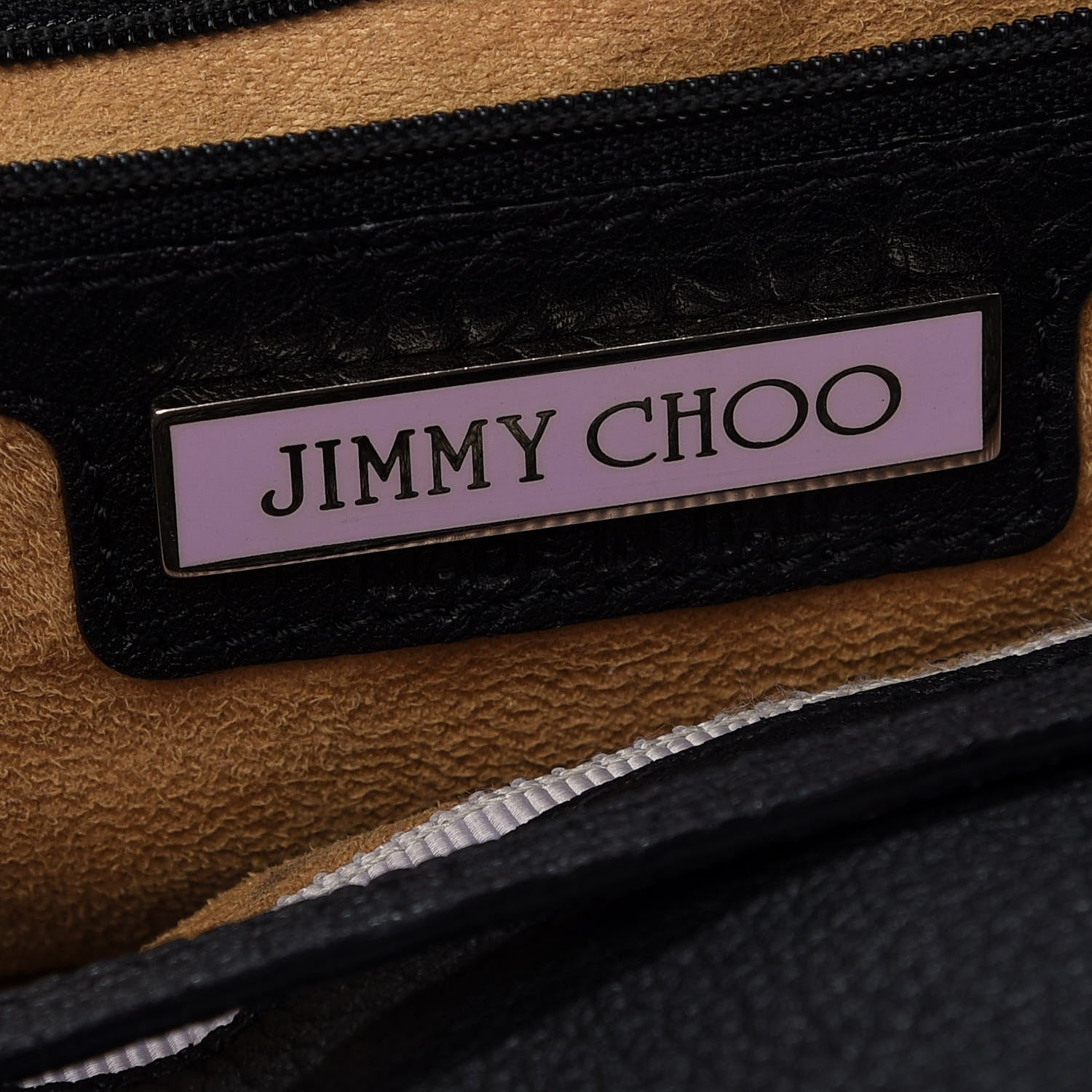 Jimmy Choo Grainy Calfskin Large Rosalie Satchel Black 6 of 11