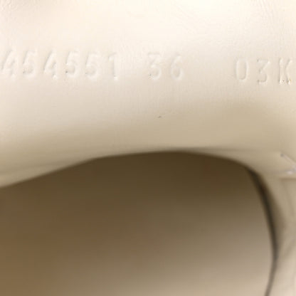Gucci Calfskin Web Studded Womens Arrow Ace Sneakers 36 White 9 of 10