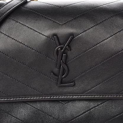 Saint Laurent Lambskin Matelasse Monogram Medium Niki Chain Satchel Black 10 of 10
