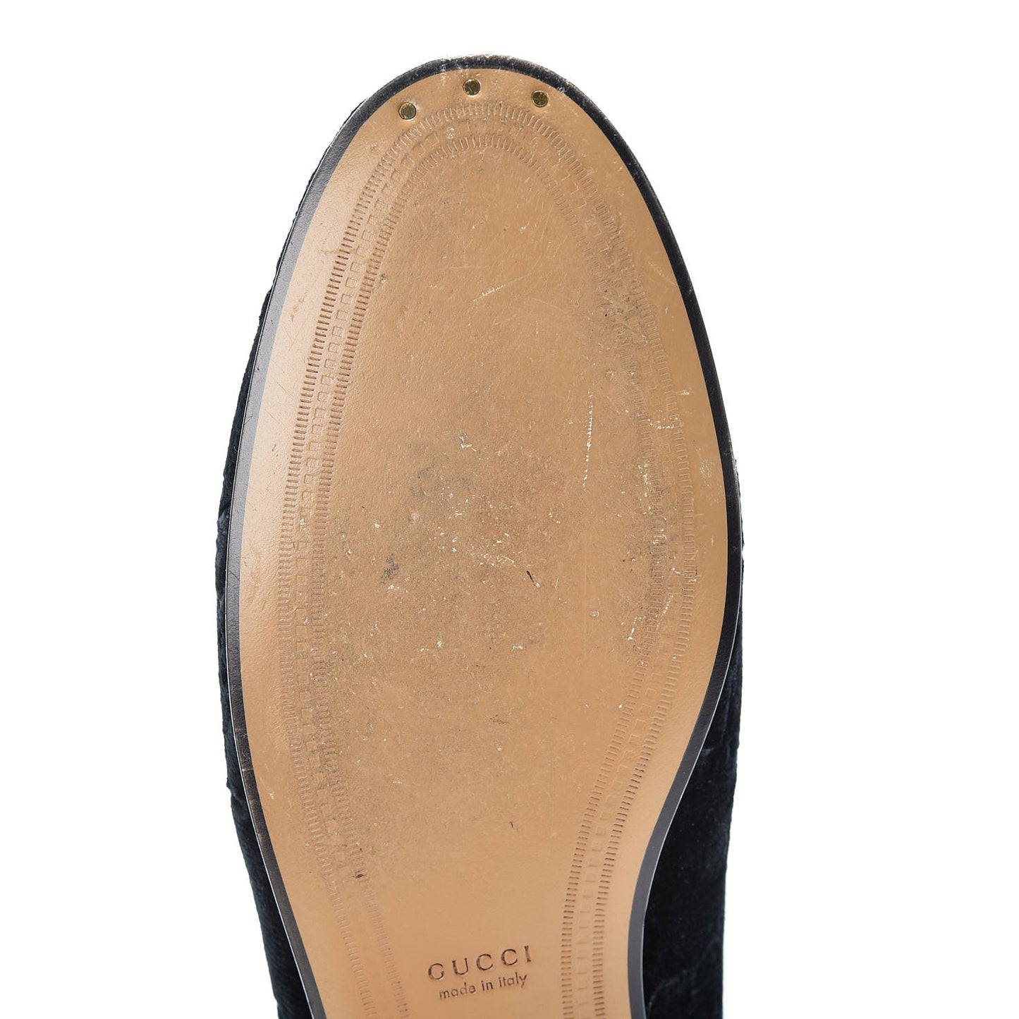 Velvet GG Monogram Horsebit Womens Jordaan Loafers 38.5 Black