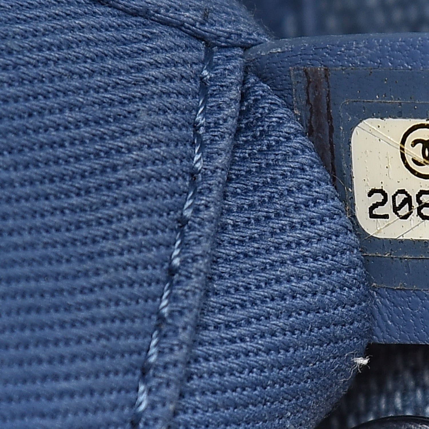 Chanel Canvas Small Deauville Tote Blue 7 of 15
