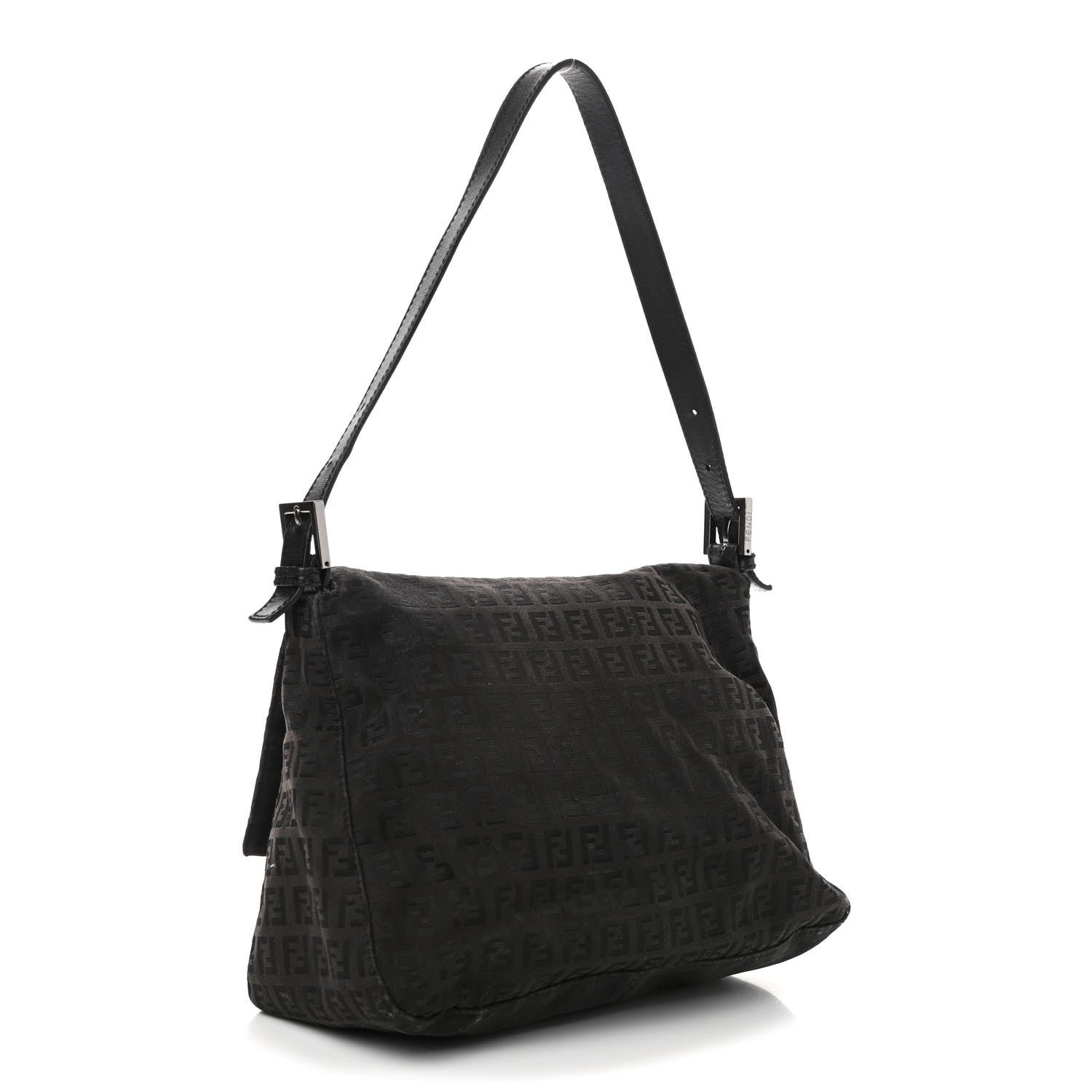 Fendi Zucchino Mama Baguette Black 2 of 9