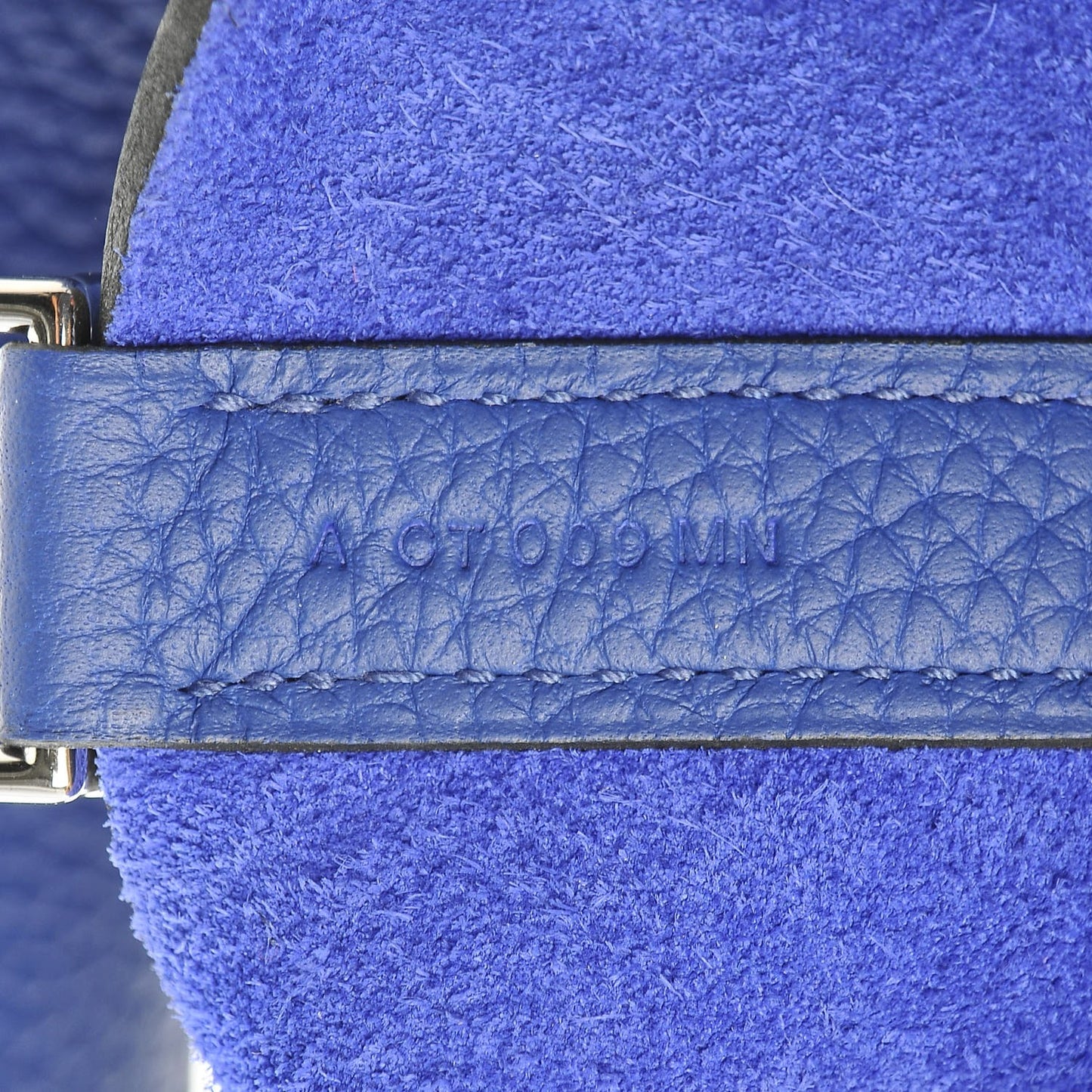 Taurillon Clemence Picotin Lock 26 GM Bleu Electrique