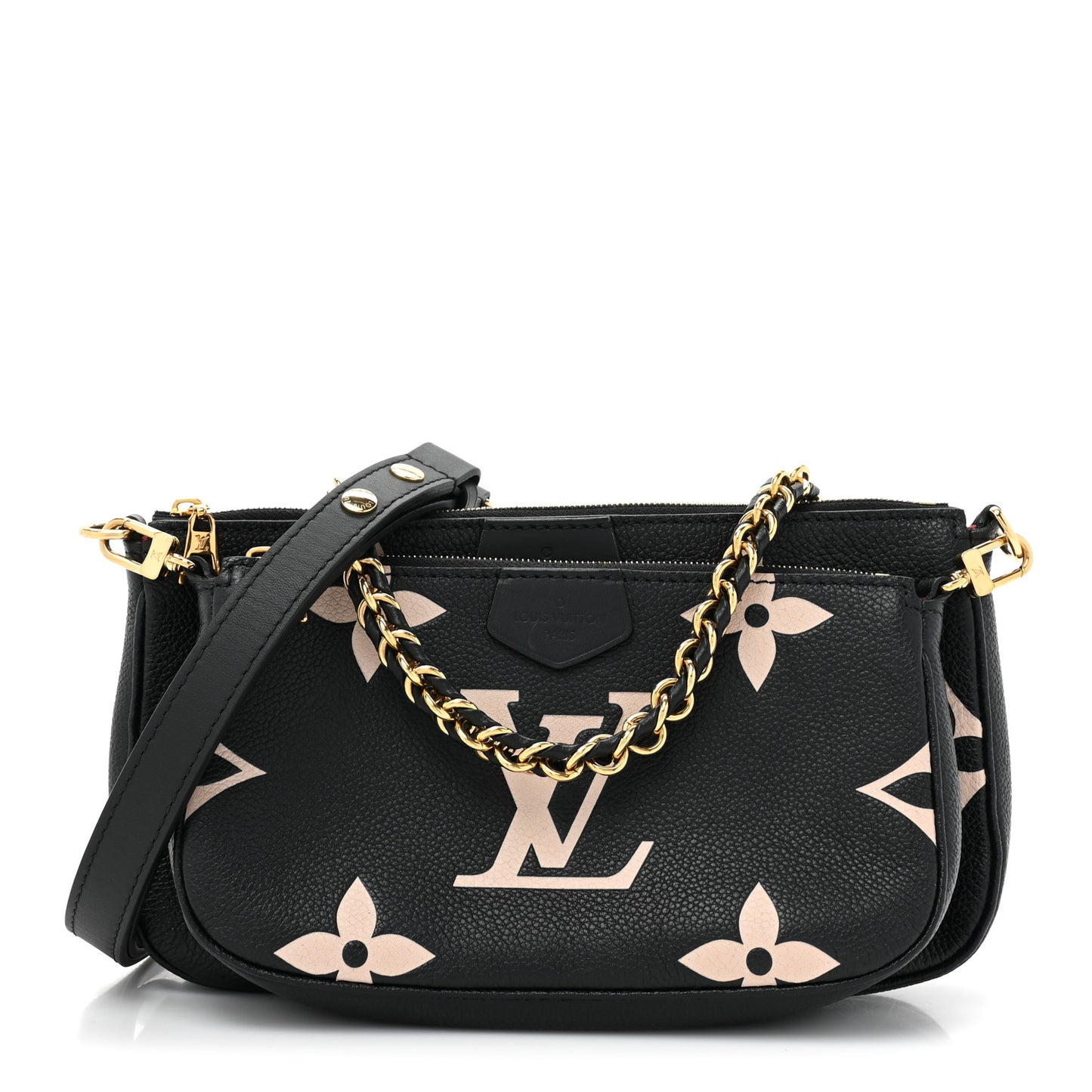Empreinte Monogram Giant Multi Pochette Accessories Black Beige