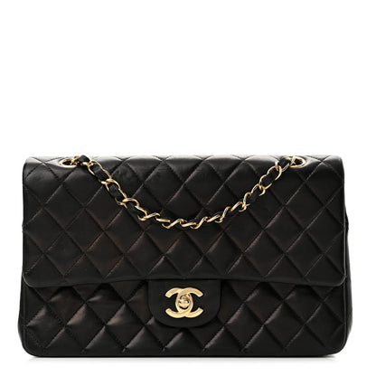 Chanel Lambskin Quilted Medium Double Flap Black 1 of 10