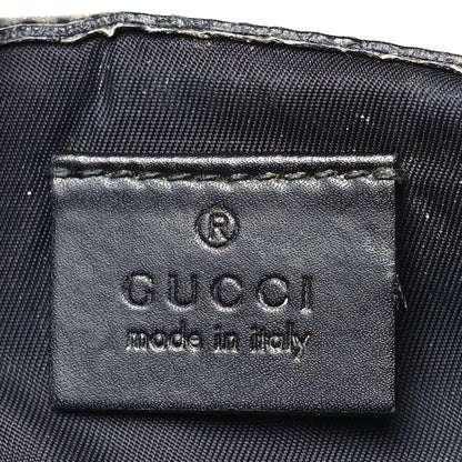 Gucci GG Supreme Monogram Web Messenger Diaper Bag Black Grey 7 of 14