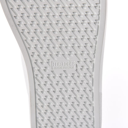 Hermes Calfskin Mens Advantage Sneakers 45 White 6 of 7