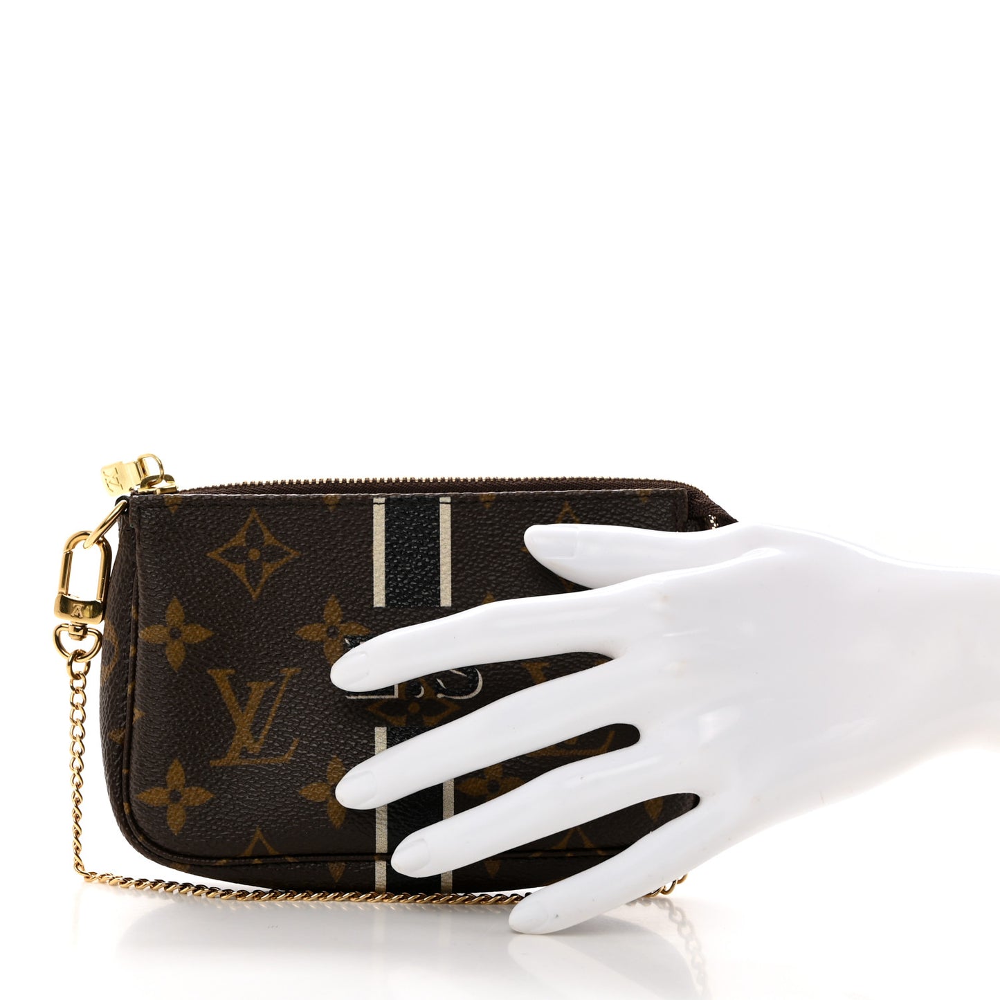 Monogram My LV Heritage Mini Pochette Accessories Ivory Black