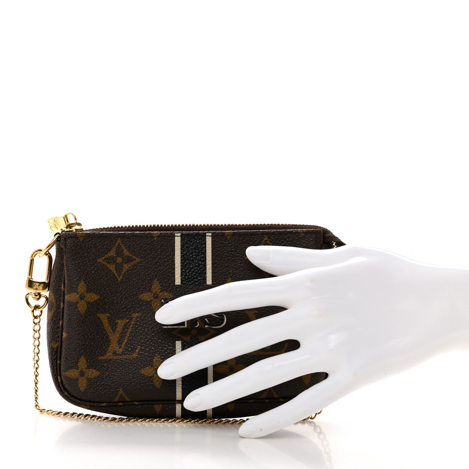 Louis Vuitton Monogram My LV Heritage Mini Pochette Accessories Ivory Black 2 of 8