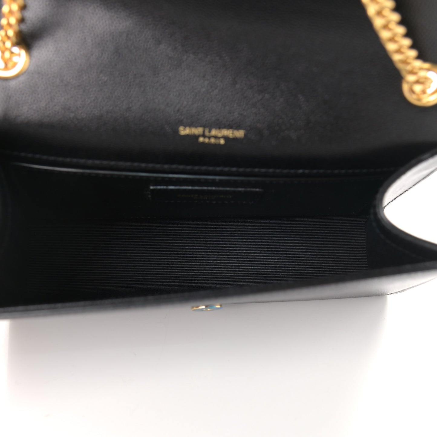Grain De Poudre Small Classic Monogram Kate Tassel Satchel Black