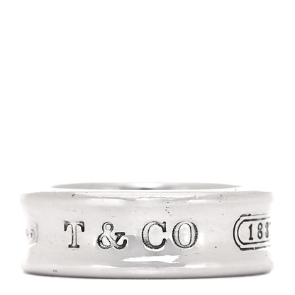 Tiffany Sterling Silver 1837 Band Ring 50 5.5 1 of 5