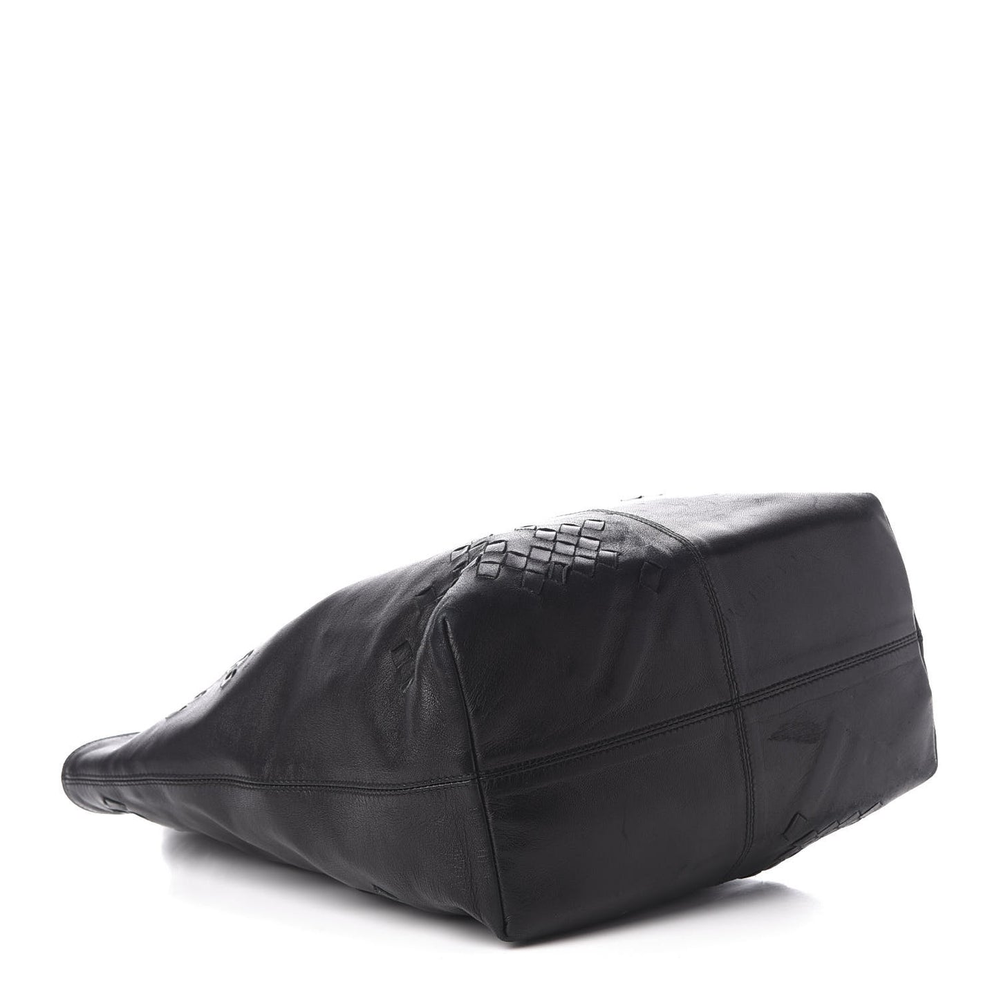 Nappa Intrecciato Perforated Regent Tote Black