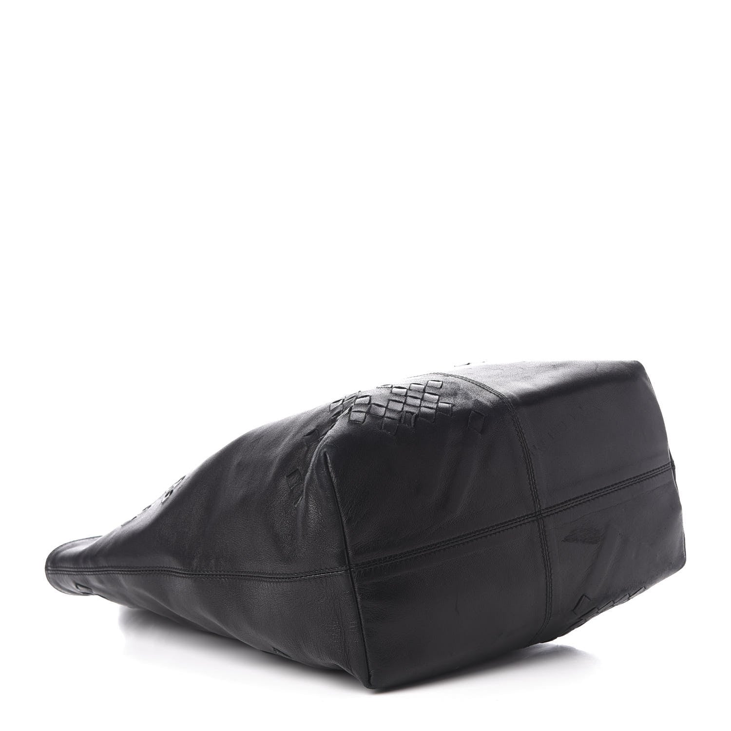 Bottega Veneta Nappa Intrecciato Perforated Regent Tote Black 4 of 12