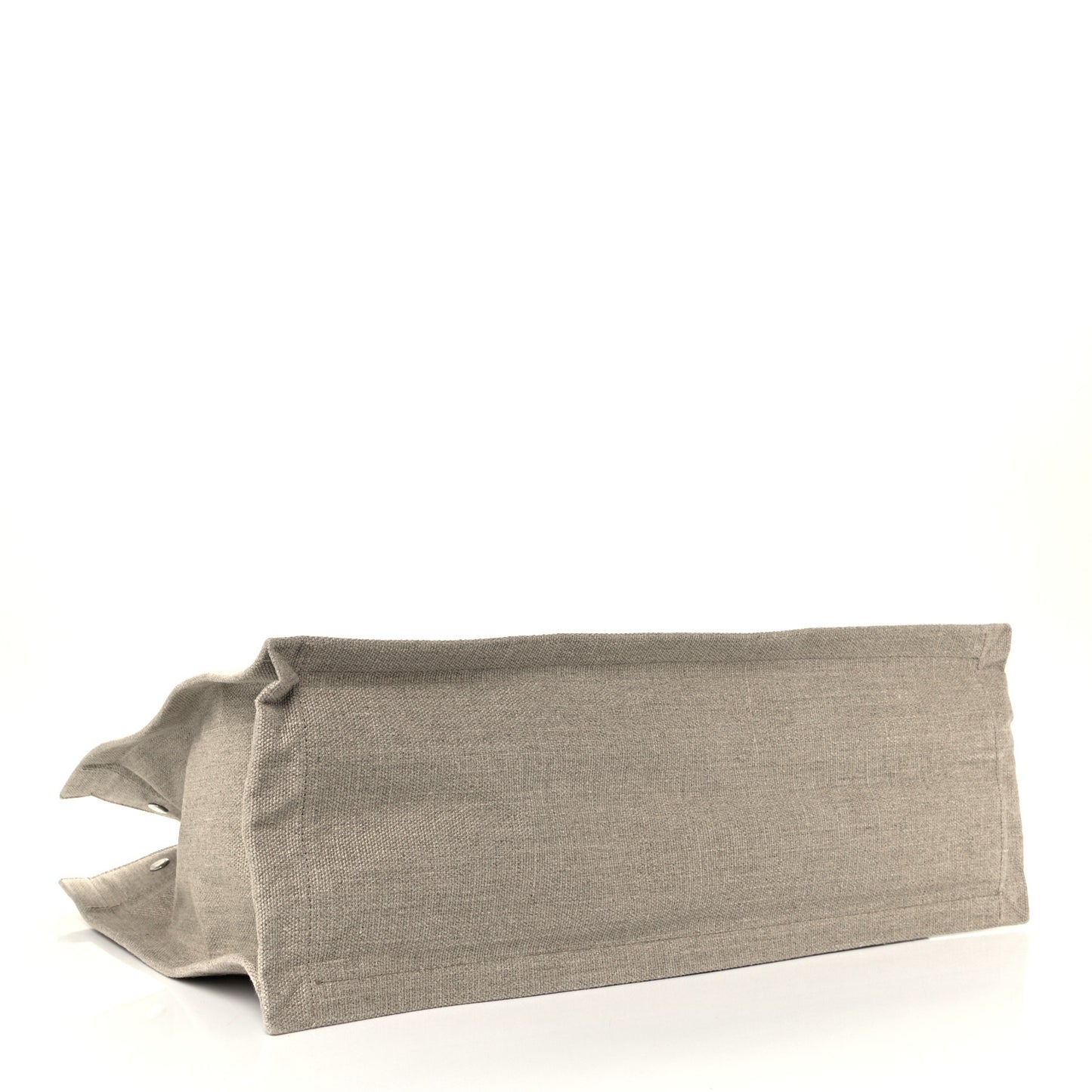 Linen Calfskin Rive Gauche Tote Optic White