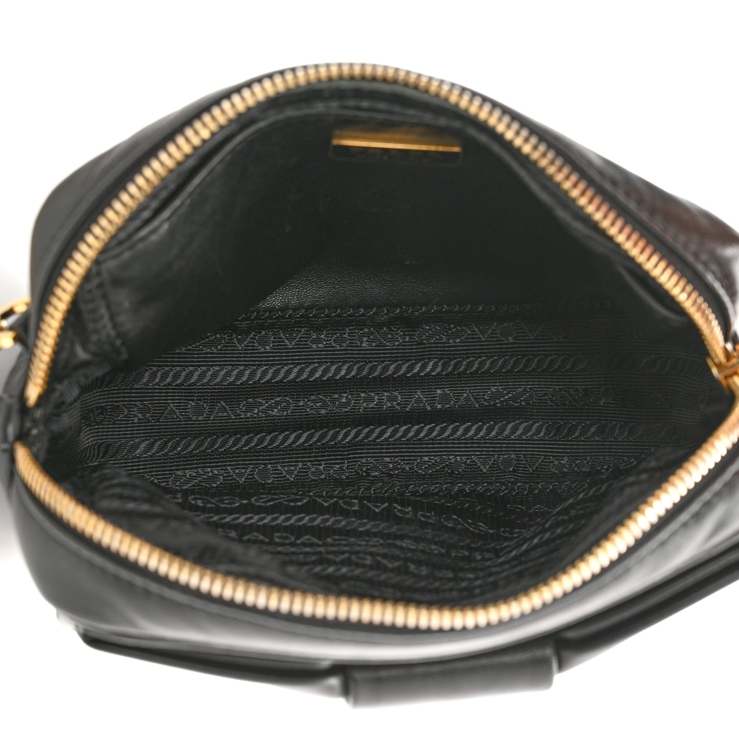 Nappa Fiocco Bow Crossbody Clutch Black
