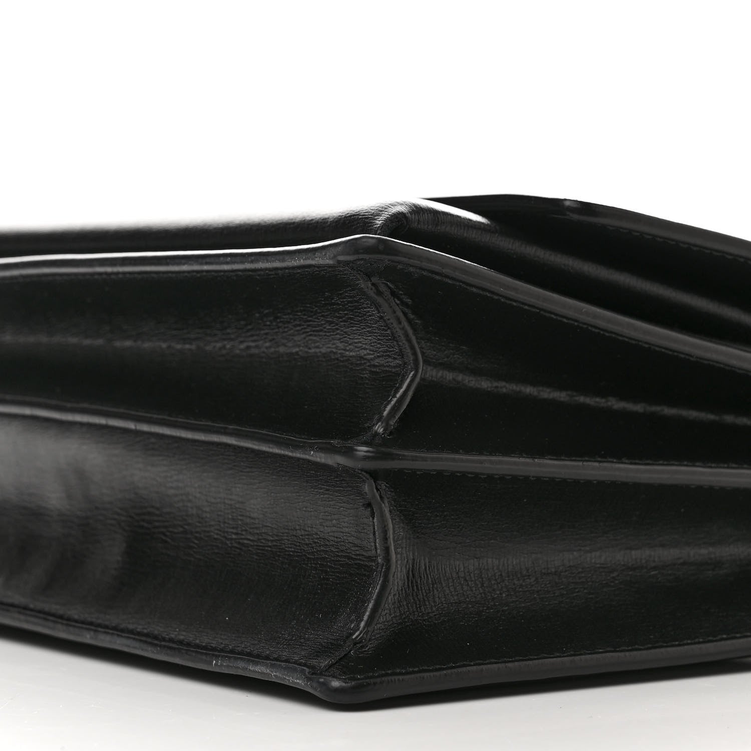 Saint Laurent Calfskin Medium Monogram Monochrome Sunset Black 10 of 13