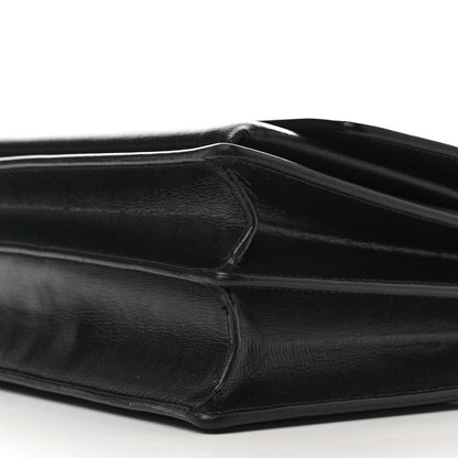 Saint Laurent Calfskin Medium Monogram Monochrome Sunset Black 10 of 13