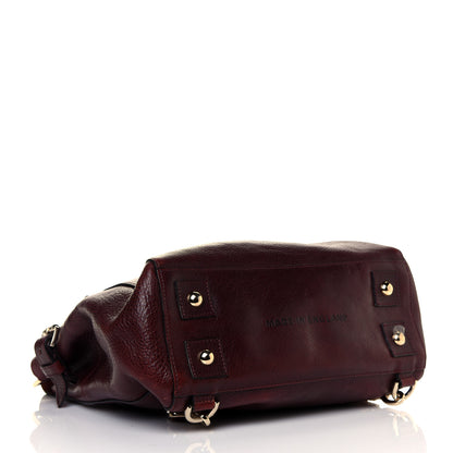Mulberry Natural Leather Cara Delevigne Convertible Satchel Oxblood 3 of 9