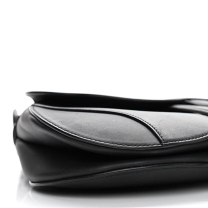 Christian Dior Ultra Matte Calfskin Saddle Bag Black 9 of 13