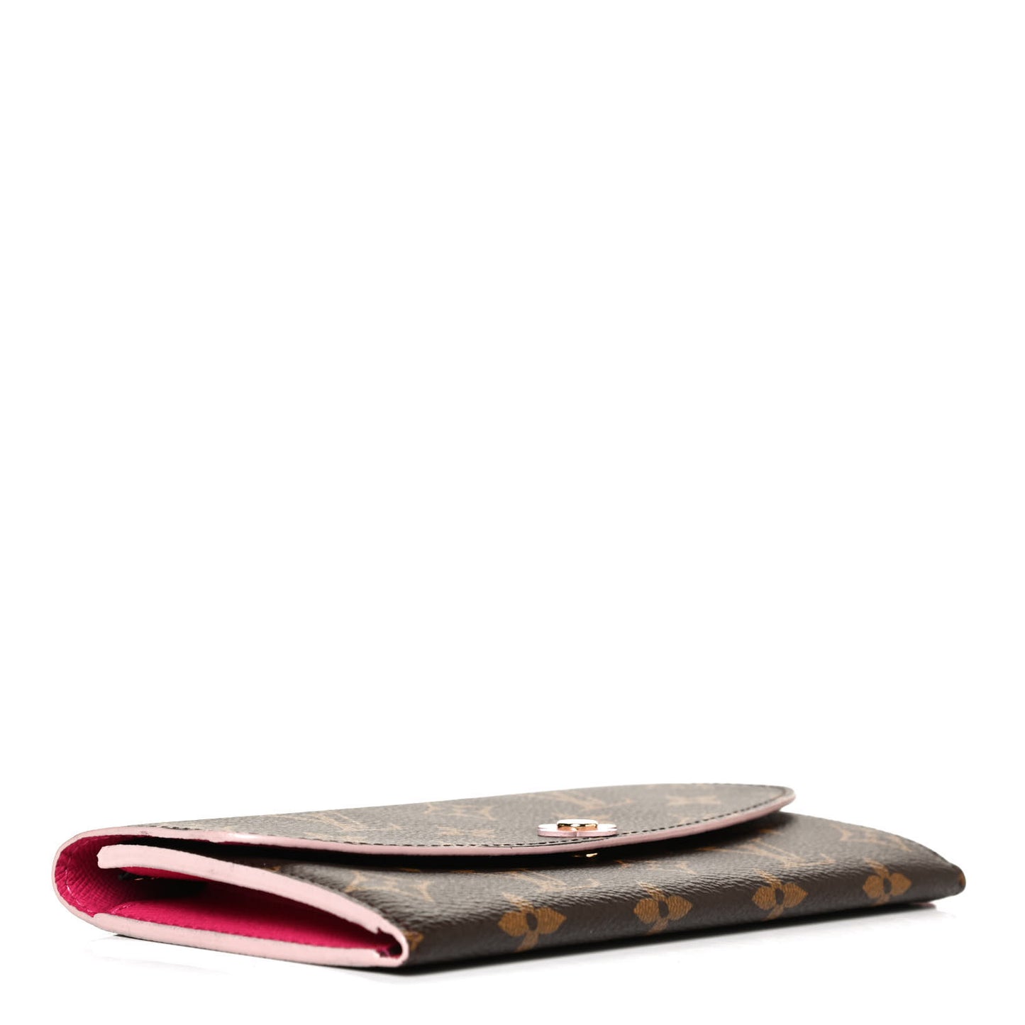 Monogram Bloom Flower Emilie Wallet Fuchsia