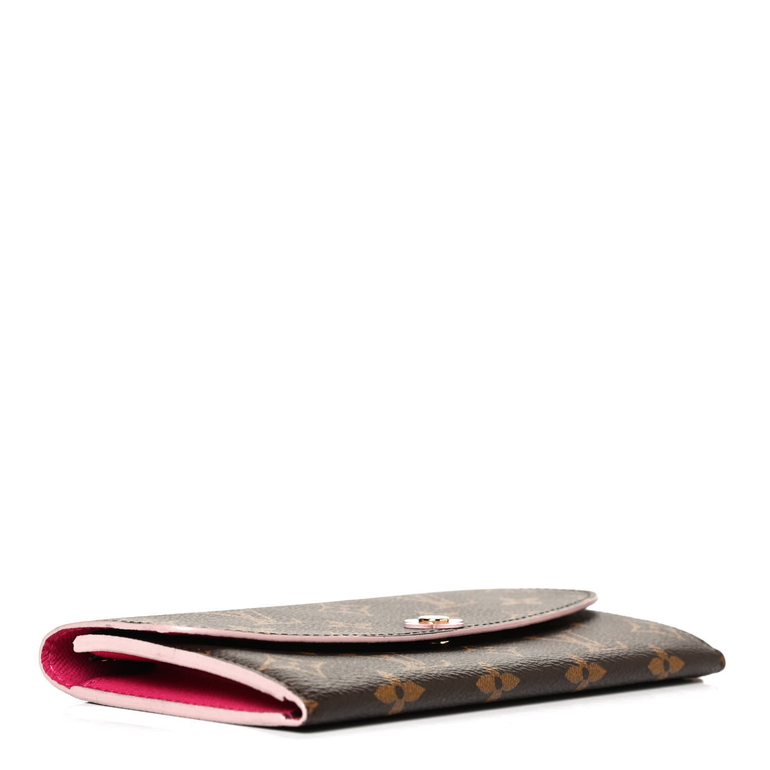 Louis Vuitton Monogram Bloom Flower Emilie Wallet Fuchsia 3 of 9