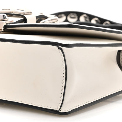 Prada Saffiano City Calfskin Studded Small Elektra Shoulder Bag White 9 of 10