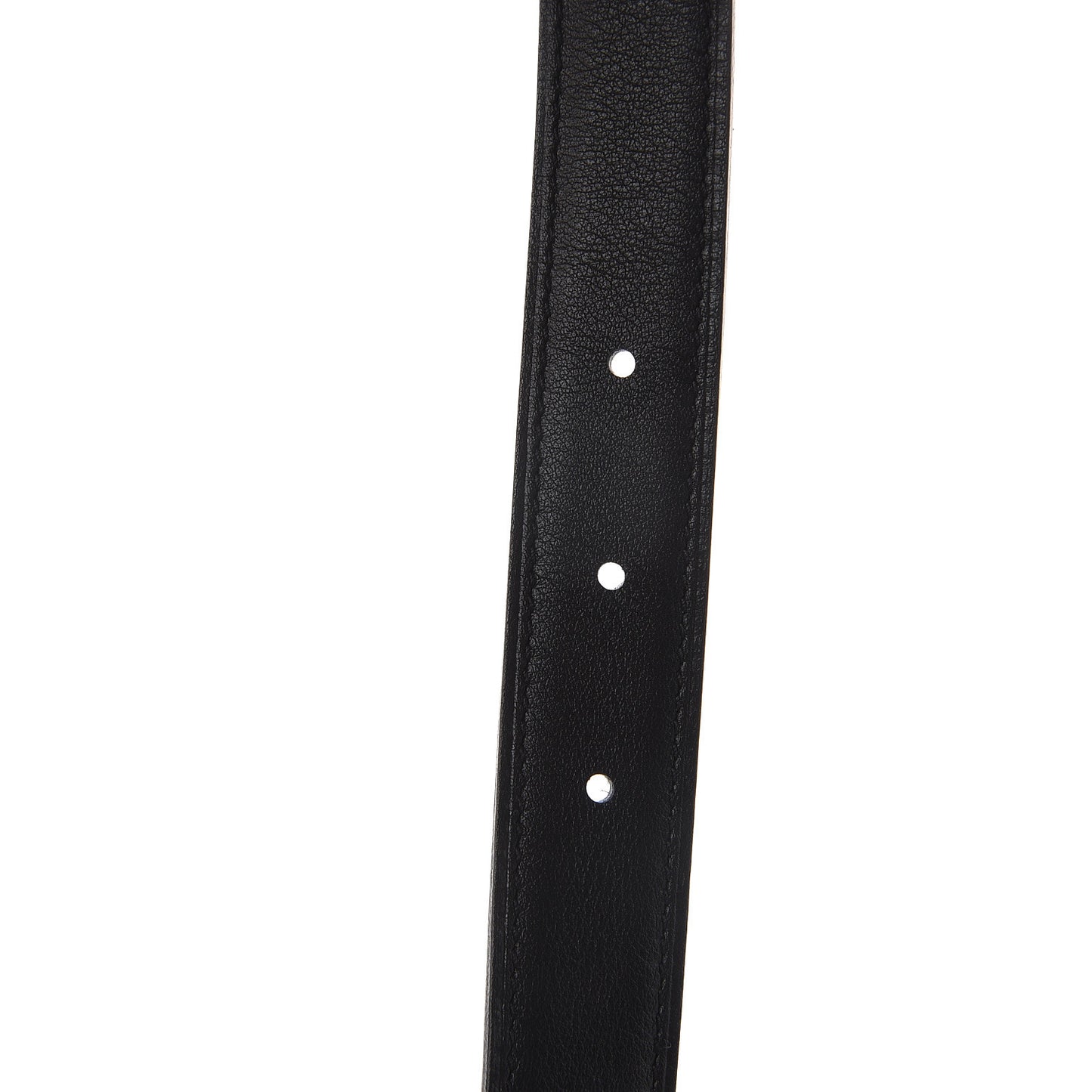 Swift Epsom 24mm Mini H Belt 80 Black Etoupe