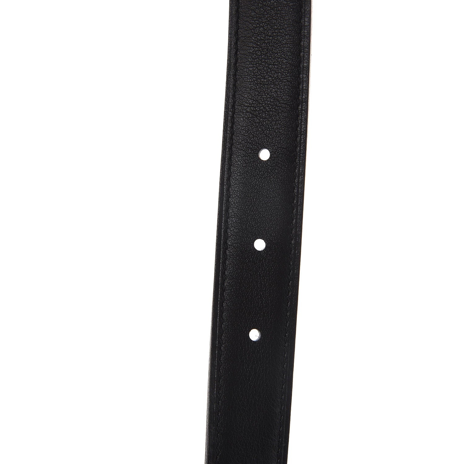 Hermes Swift Epsom 24mm Mini H Belt 80 Black Etoupe 4 of 5