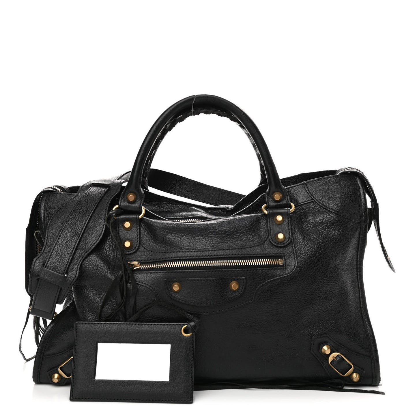 Agneau Classic Gold Hardware City Black