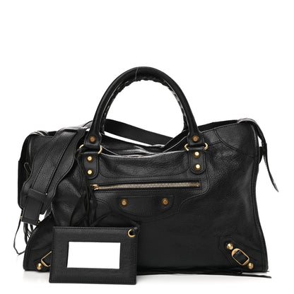 Balenciaga Agneau Classic Gold Hardware City Black 1 of 10